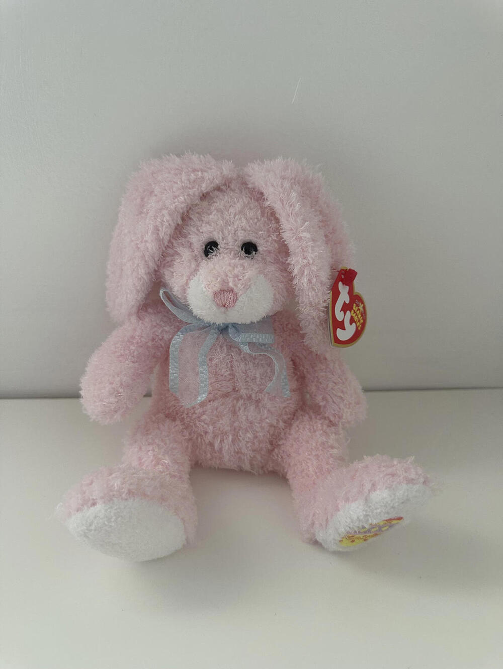 Ty Beanie Baby “Hippily” the Pink Easter Bunny Rabbit (8 inch)
